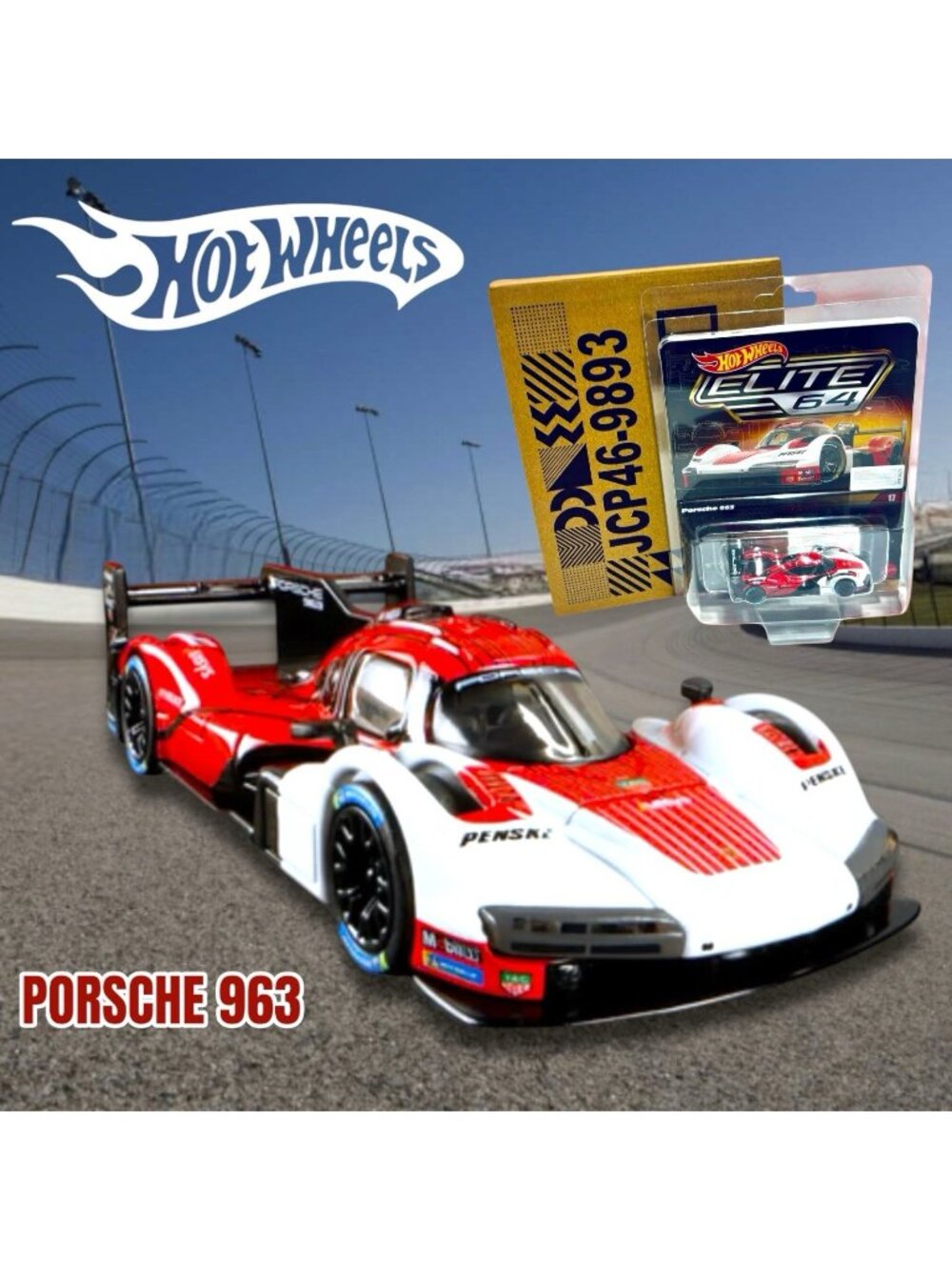 Hot Wheels RLC Elite 64 Porsche 963. Ships in Protector & Original Shippers Box!